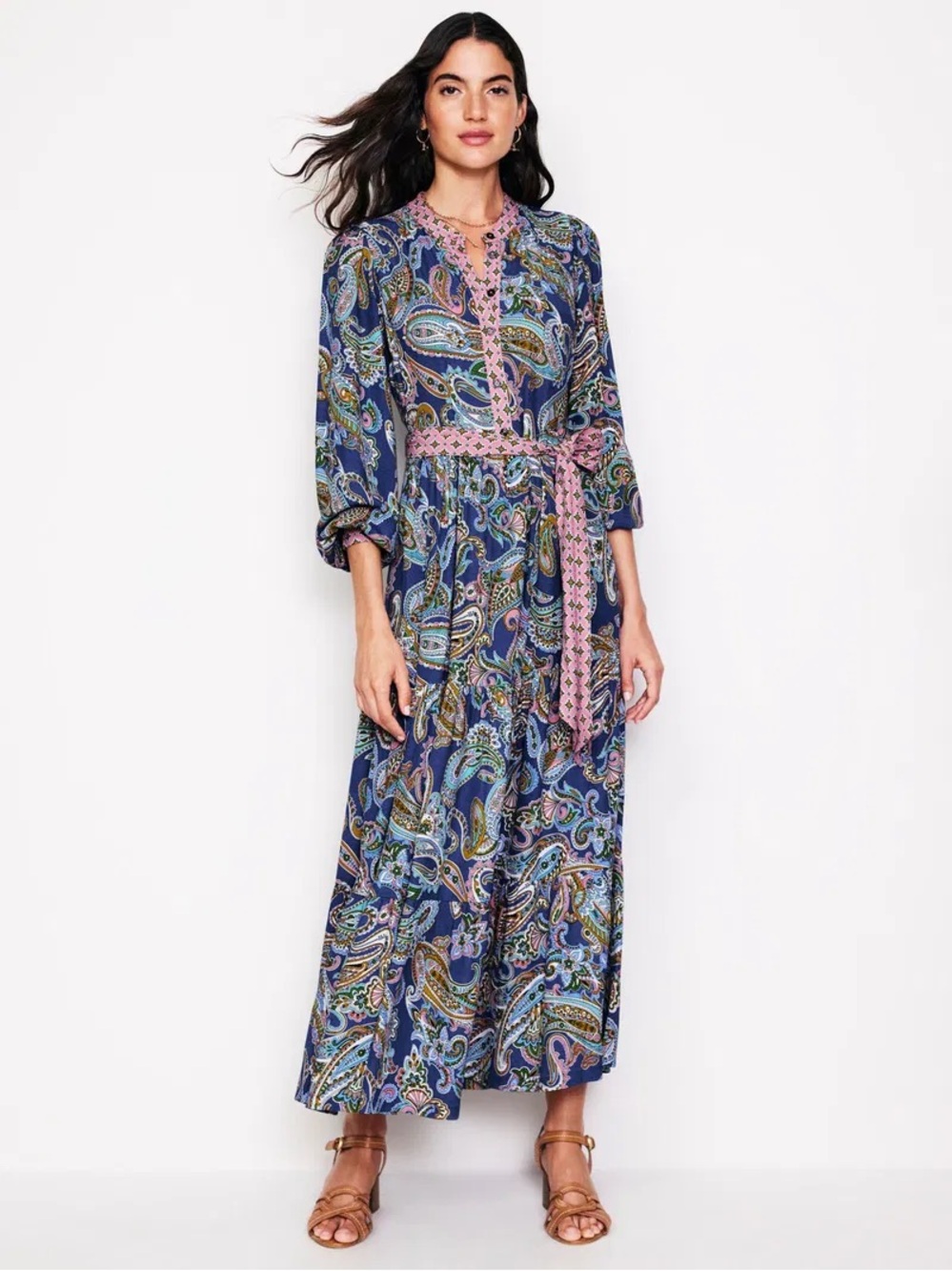 Boden Alba Paisley Maxi Dress